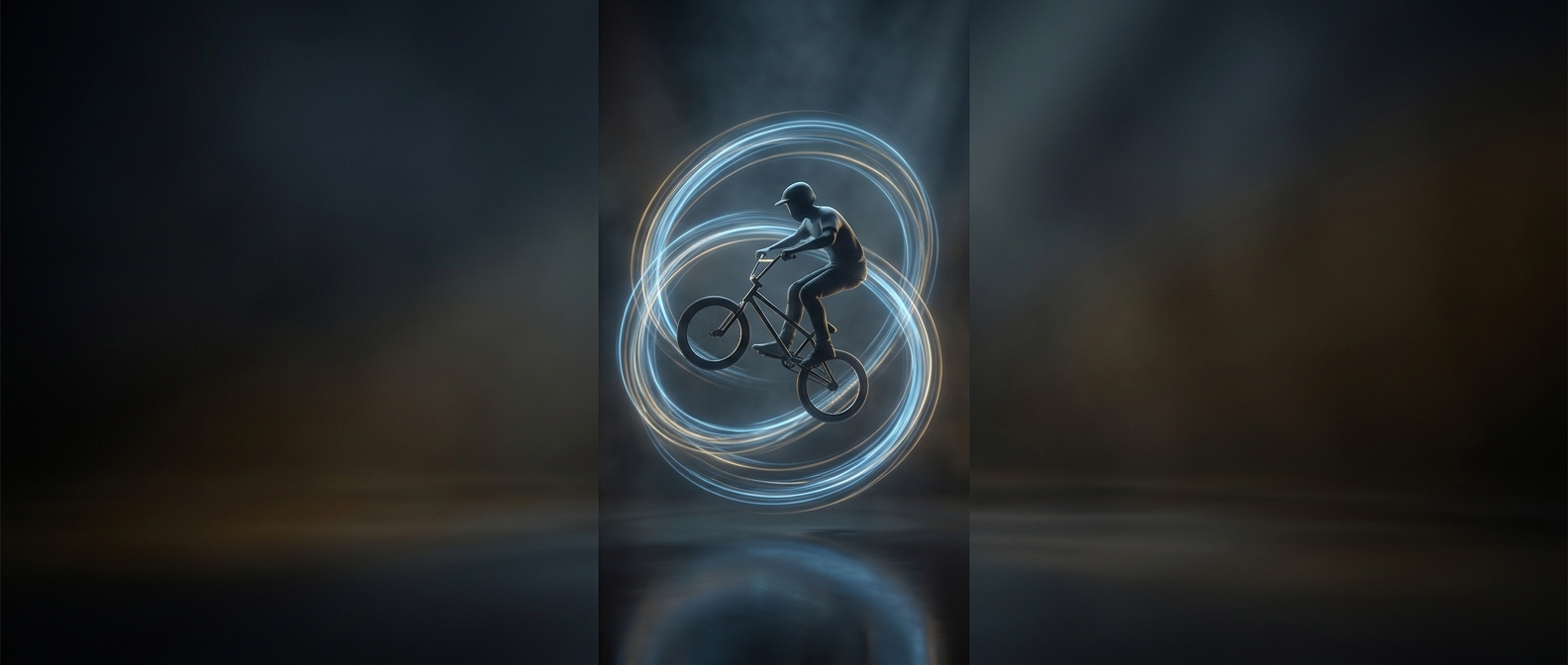 BMX headsets allow complete handlebar spins