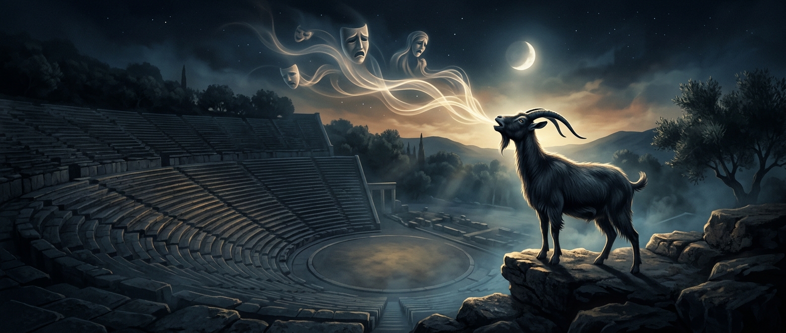 Why tragedy means “goat song”