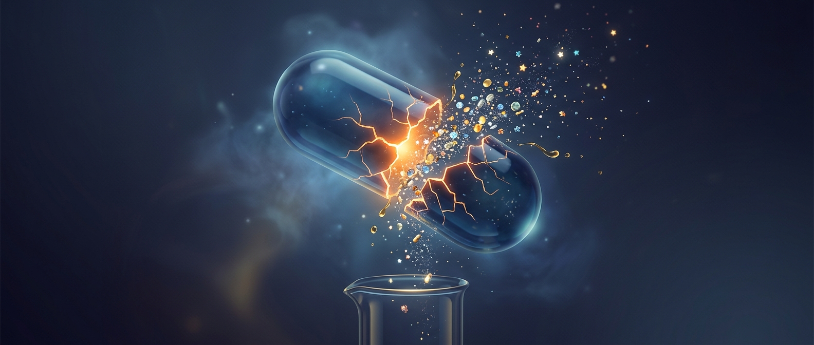 Gel capsules cannot be easily or safely divided