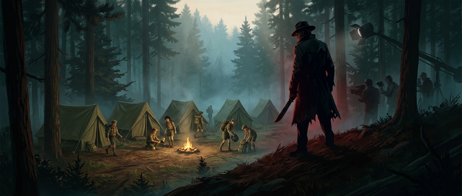 Friday the 13th was filmed at a real scout camp
