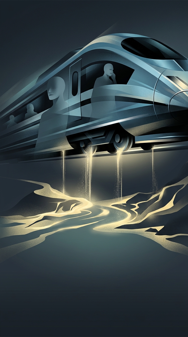 Why do high-speed passenger trains secretly carry hundreds of pounds of sand onboard at all times?