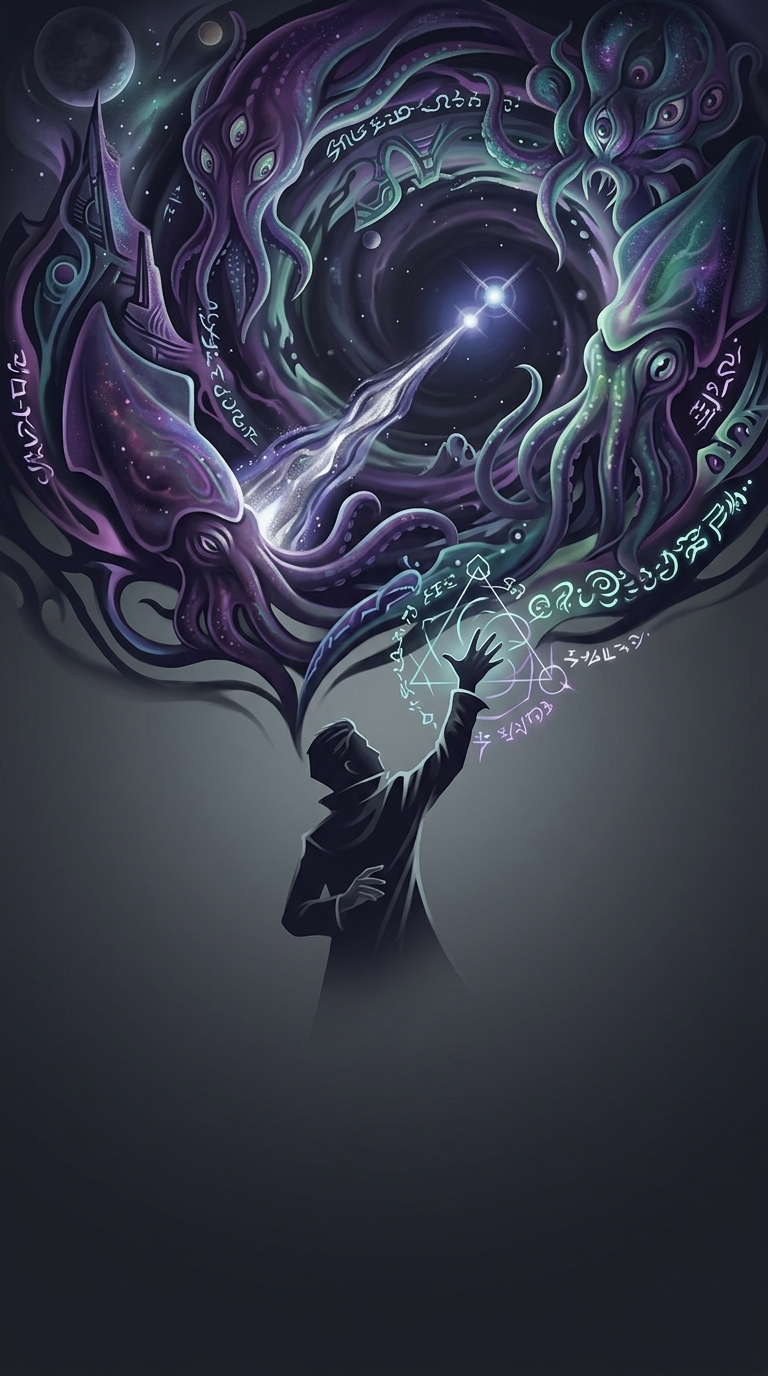 Kenneth Grant was a British occultist who took over a faction of the Ordo Templi Orientis and decided that traditional mysticism simply wasn't strange enough, so he started aggressively mixing it with H.P.