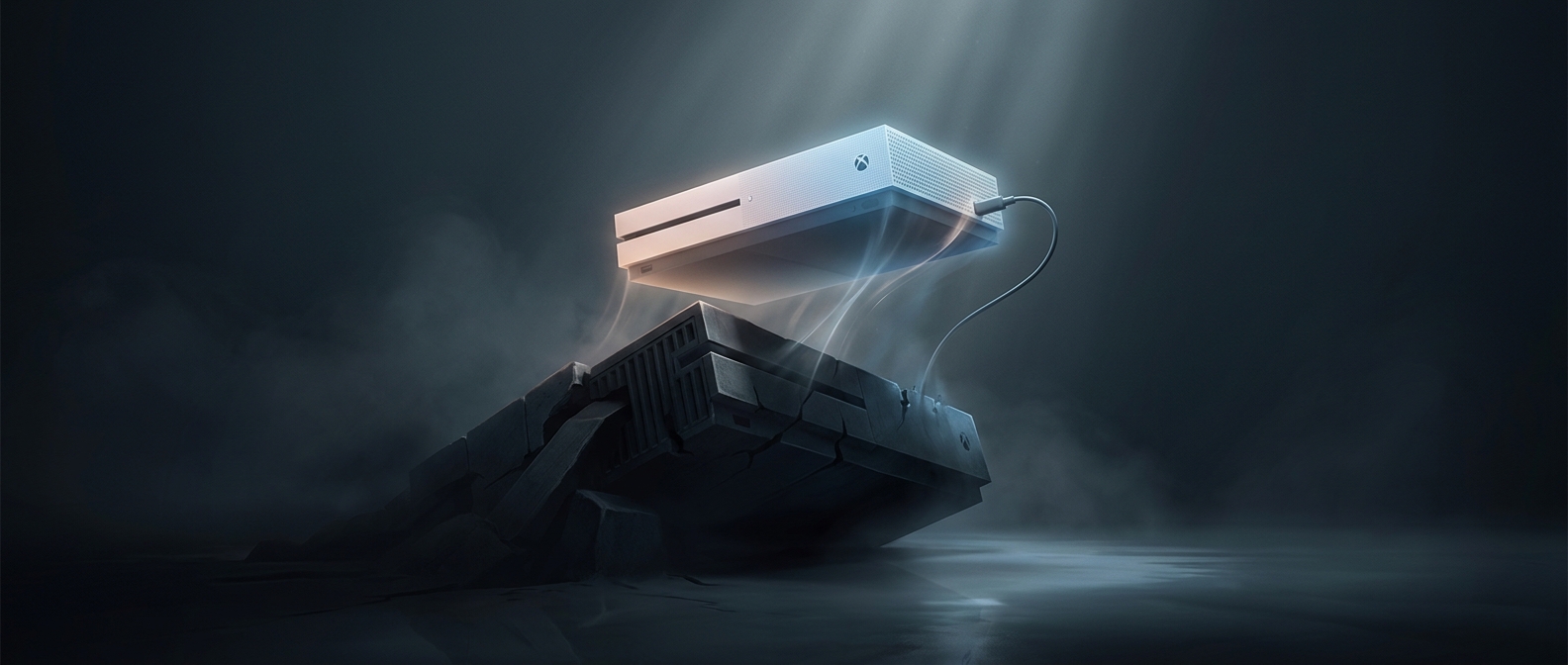 Xbox One S removed the massive proprietary power brick