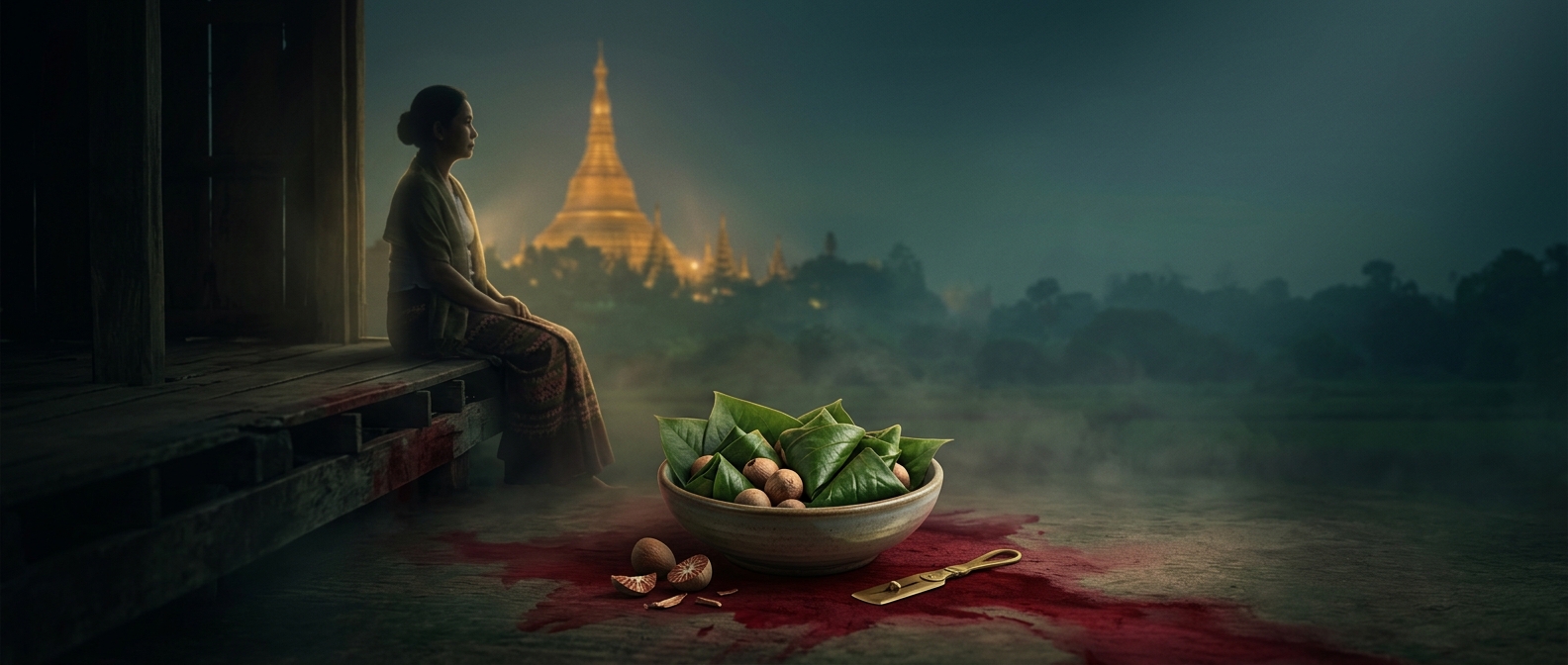 Why betel nut can turn teeth red