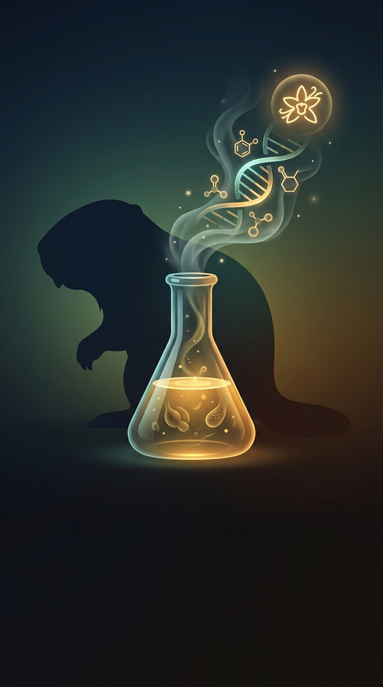 Historically, scientists used a bizarre chemical compound extracted directly from beaver anal glands to heavily produce which common artificial flavor?