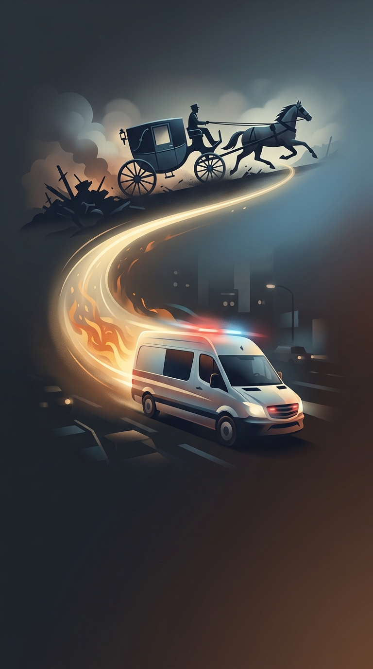 Modern life-saving civilian ambulance services trace their surprising historical origins back to Napoleon Bonaparte's chief surgeon, who was incredibly frustrated by watching…