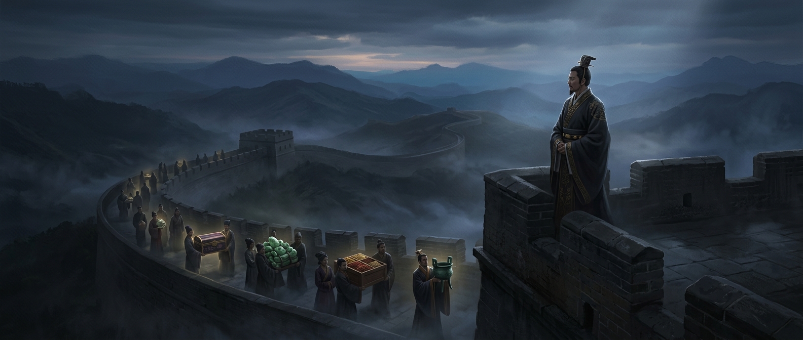 The Han dynasty called silk and grain paid to nomadic raiders “gracious gifts”