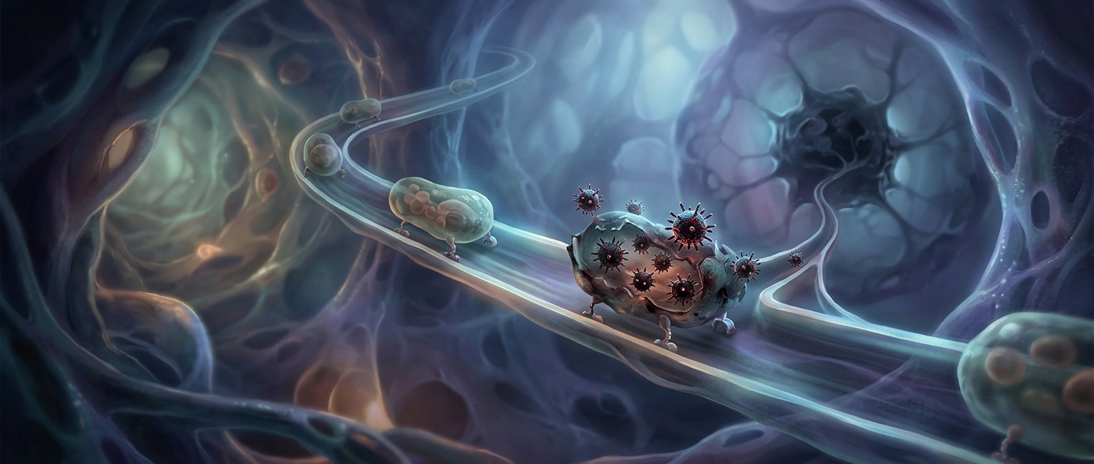 Viruses hijack cellular transport to replicate themselves