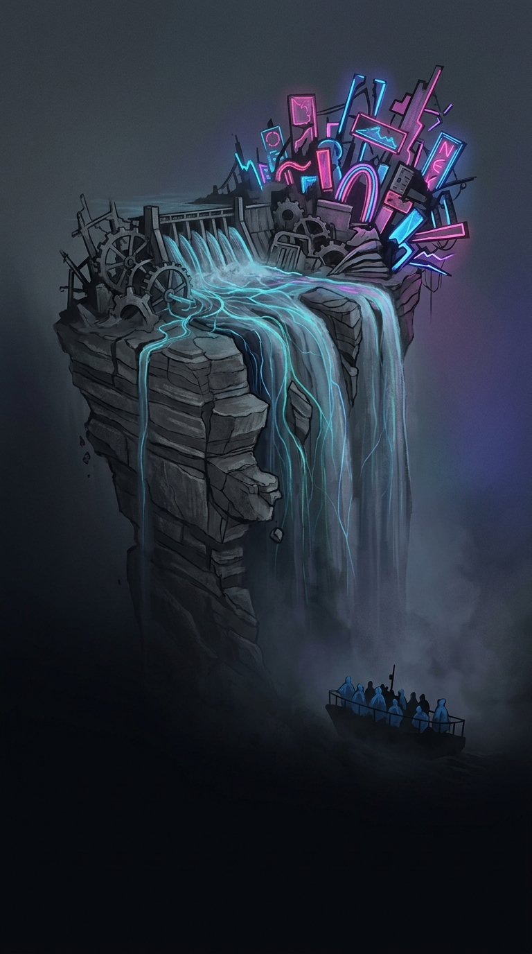 Niagara Falls is slowly eroding backward at a rate of about one foot per year and will eventually disappear completely into Lake Erie, though probably not before you finish your overpriced hot dog.