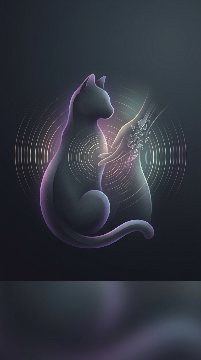 Feline purring occurs at a frequency between twenty-five and one hundred and forty Hertz, which happens to be the exact same frequency range shown to promote bone density and tissue repair in medical studies.
