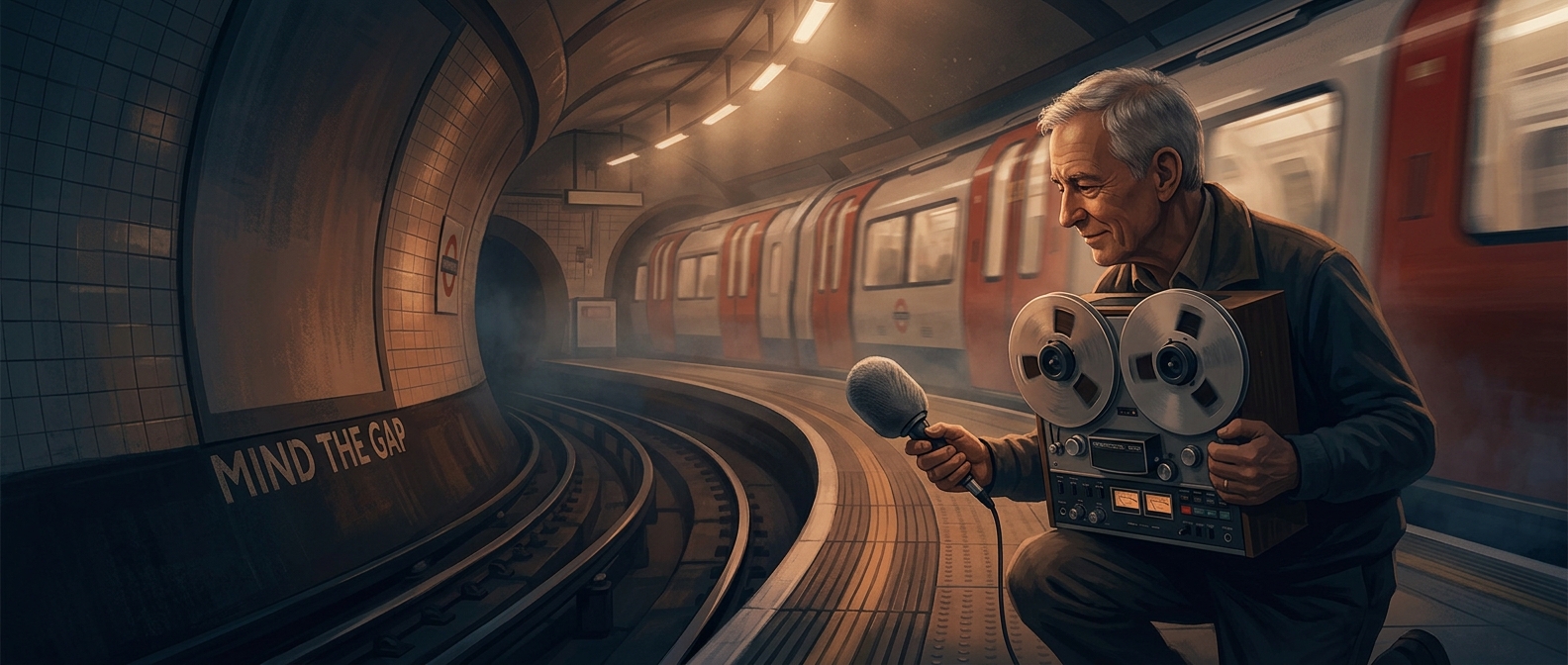Культовую запись «Mind the gap» сделал не диктор, а студийный техник