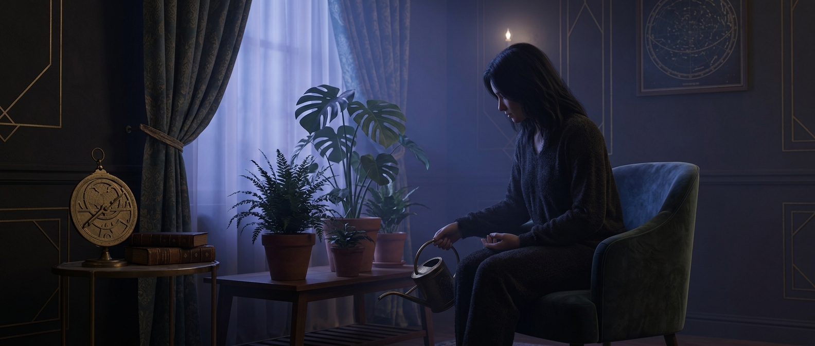 Refusing to water indoor plants on a Friday