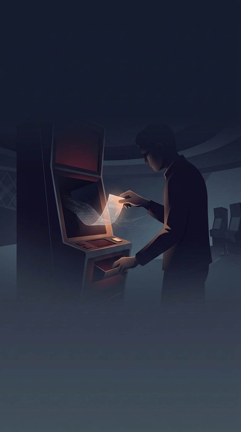 Why do modern physical casinos heavily use digital voucher slips instead of traditional metal coins for slot payouts?