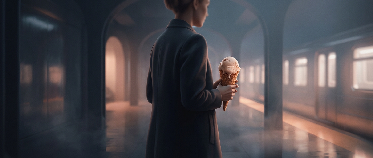 Ice cream cones offer fully consumable packaging
