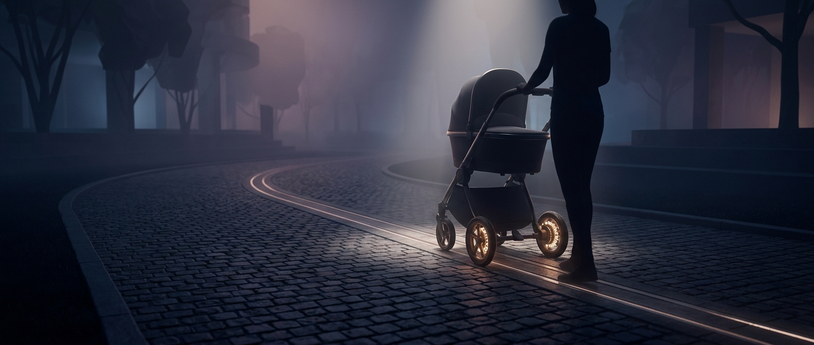 Stroller swivel locks keep the front wheels straight on rough or uneven ground