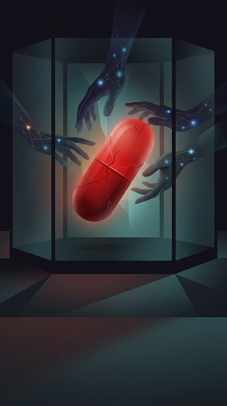 Pharma companies exploit color psychology. If a doctor hands you a bright red pill, your brain subconsciously expects a...