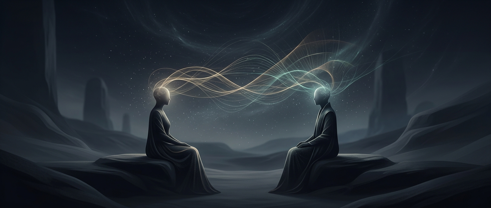 Telepathy assumes human brains broadcast unseen signals