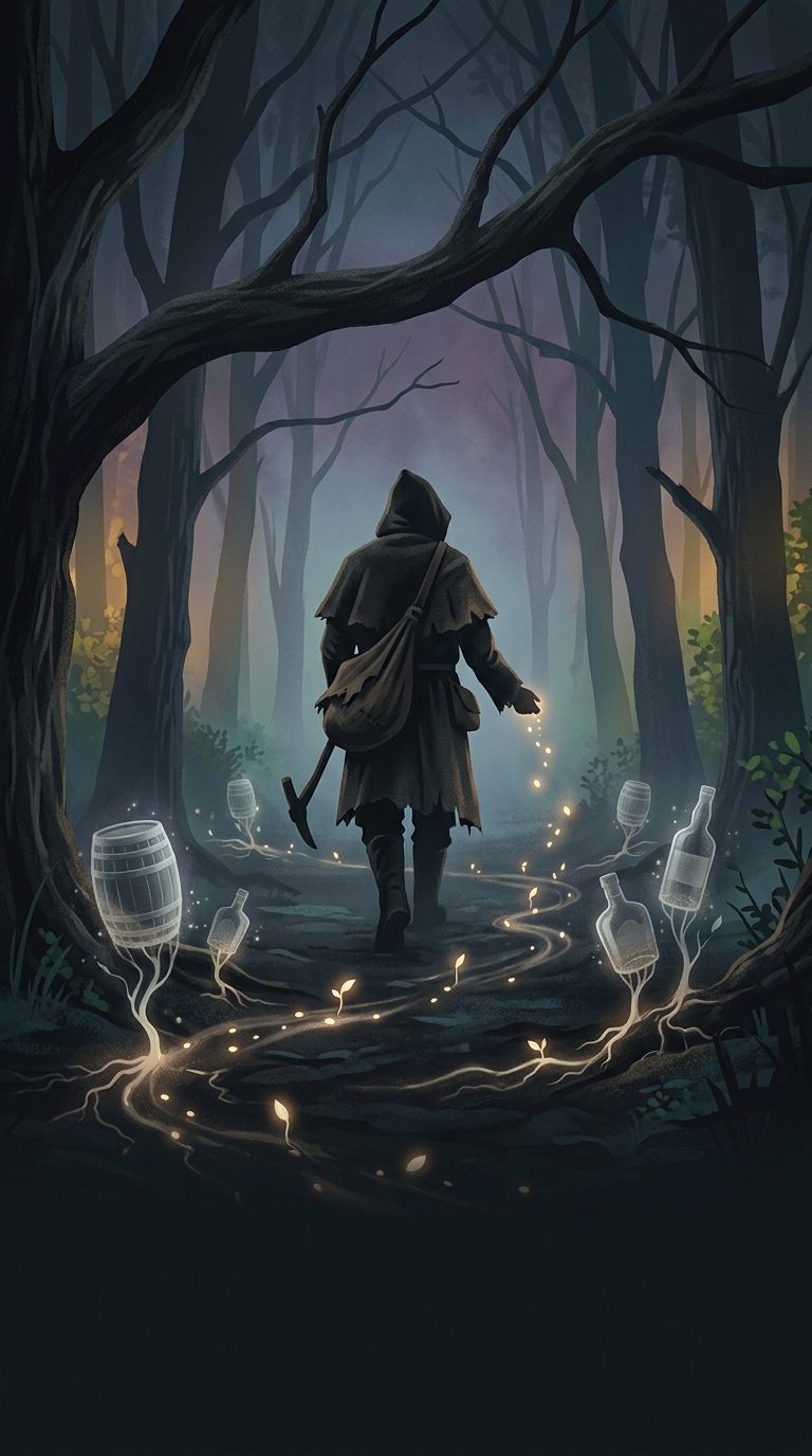 Why was the real historical figure behind 'Johnny Appleseed' actually planting thousands of trees in America?