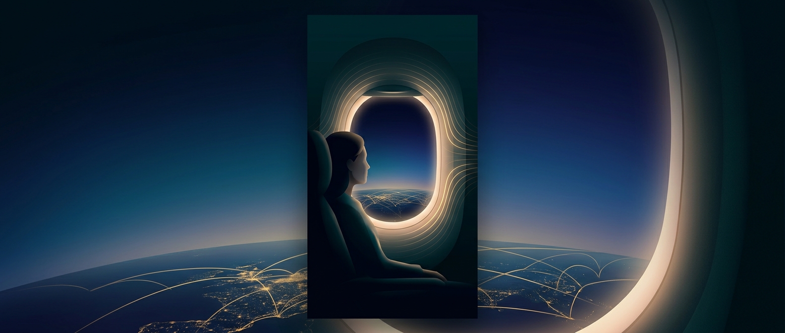 Commercial jet windows feature curved oval edges