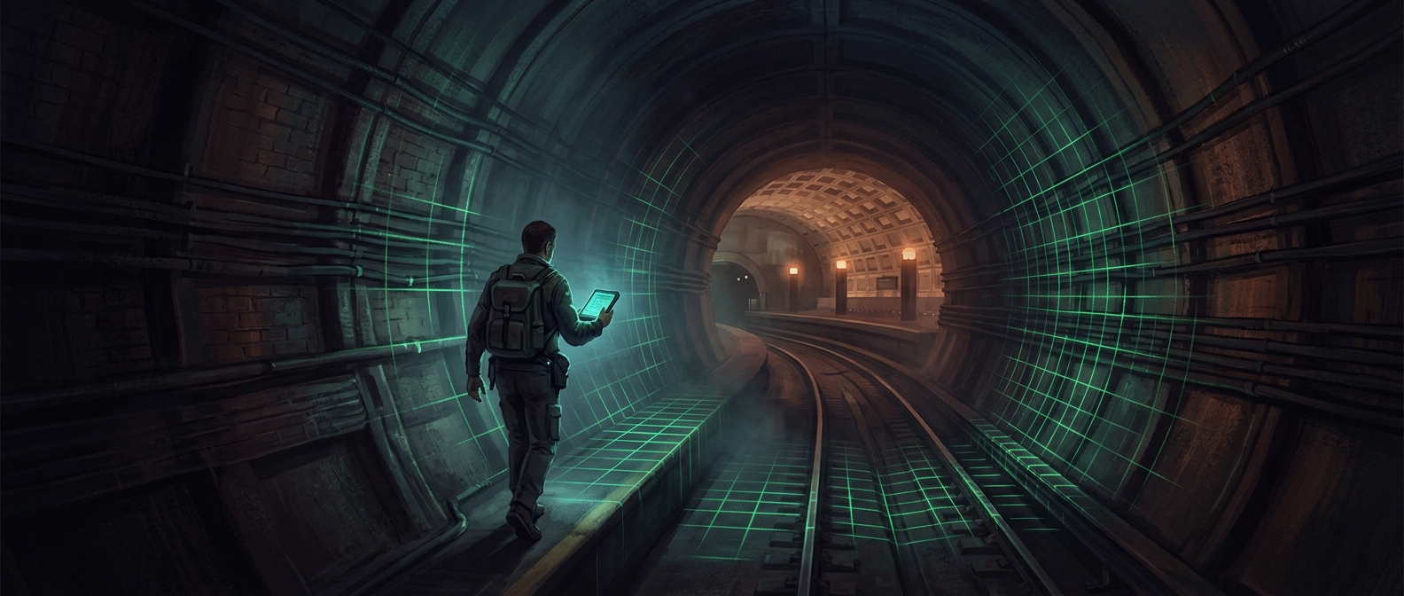 Fallout 3’s subway was mapped by walking the real one