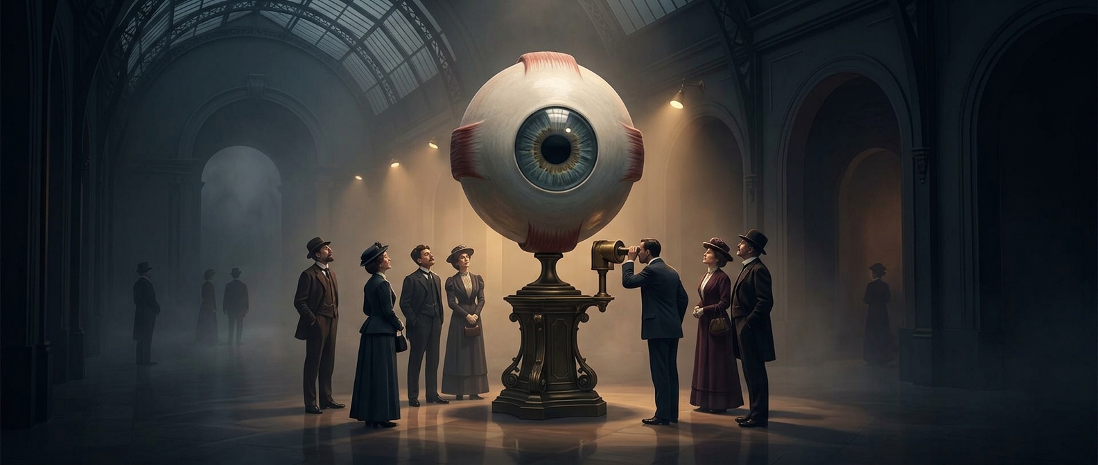 A 1911 exhibition made giant eyes a tourist attraction