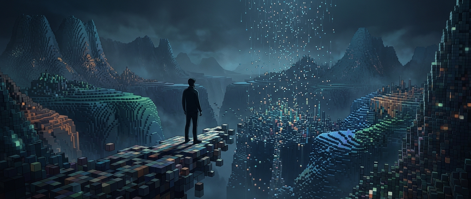 Voxel graphics build 3D worlds out of tiny colored cubes