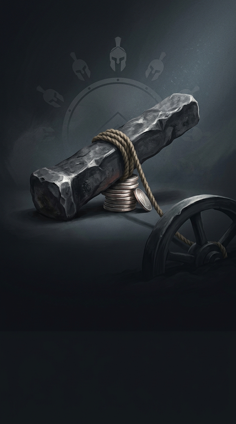Spartan warriors were so obsessed with making sure their citizens did not hoard wealth that they used heavy, impractical iron bars as their official currency instead of gold or silver coins.