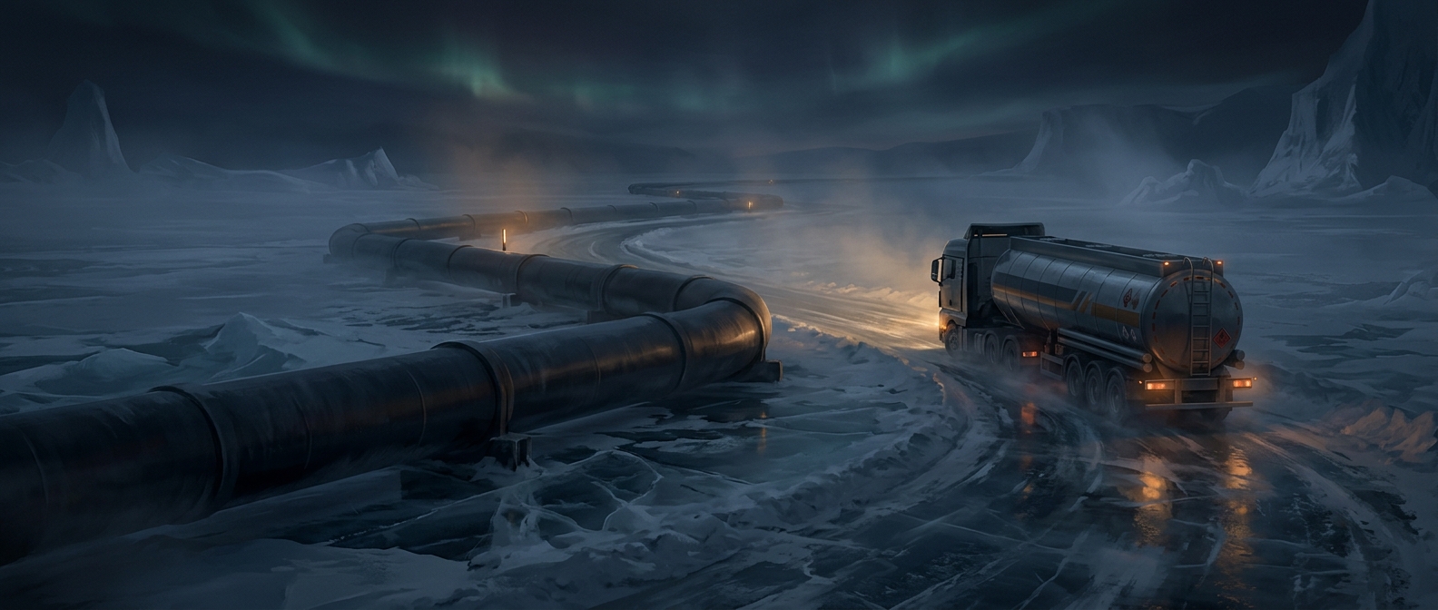 The highway built for Alaska's oil pipeline