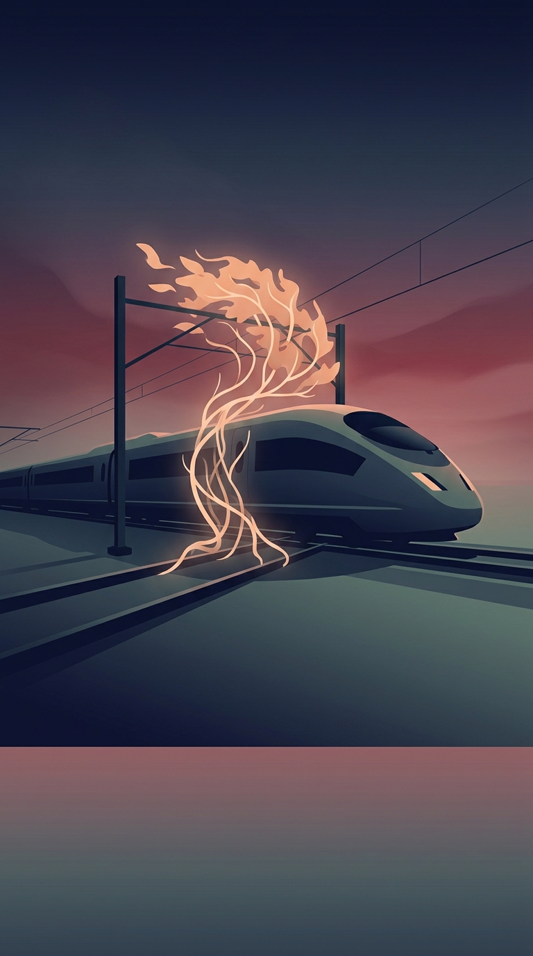 What incredibly mundane natural object causes massive, multi-million dollar delays for advanced railway systems?