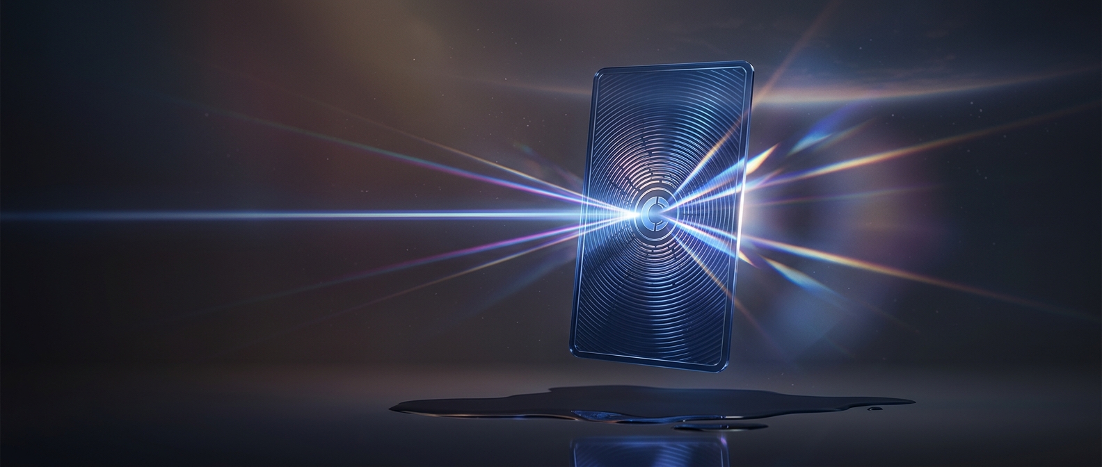 That hologram on your card is not a picture