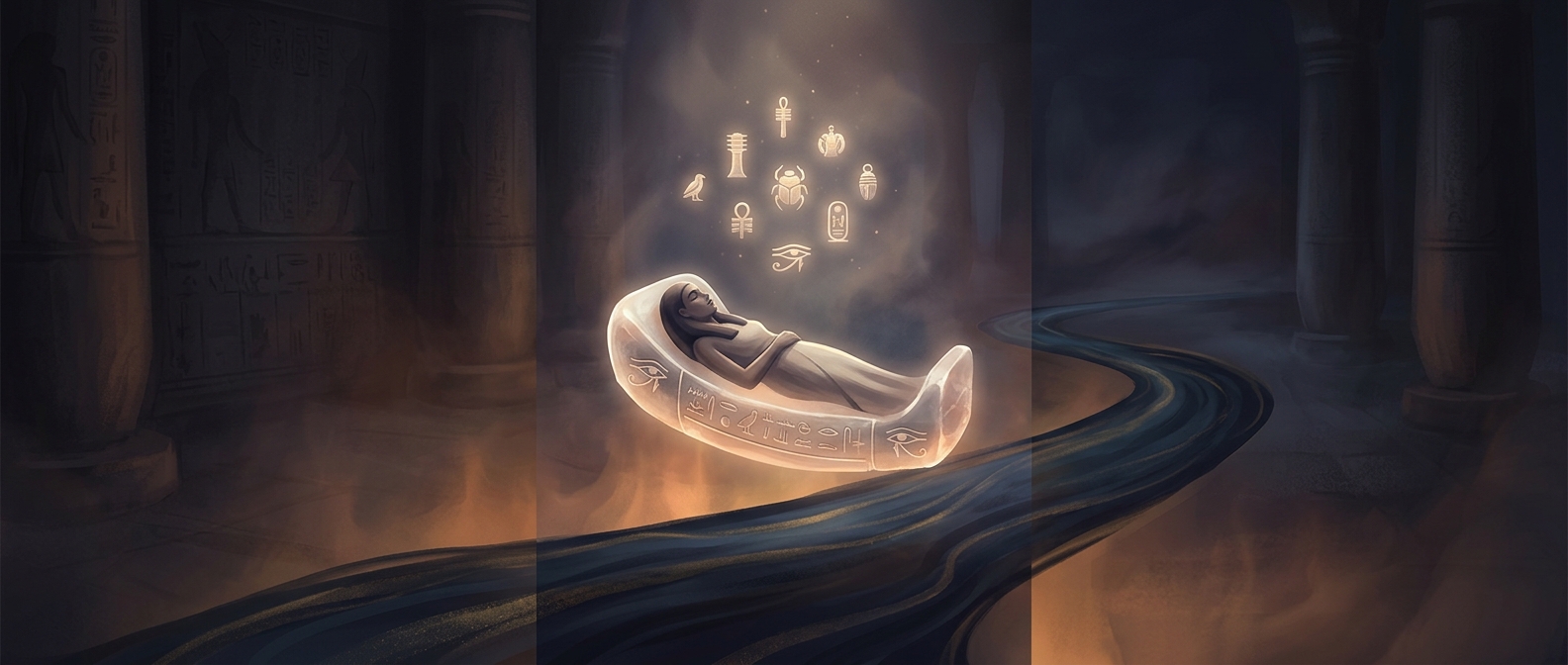 Ancient Egyptian amulets featured magic pillows for the dead