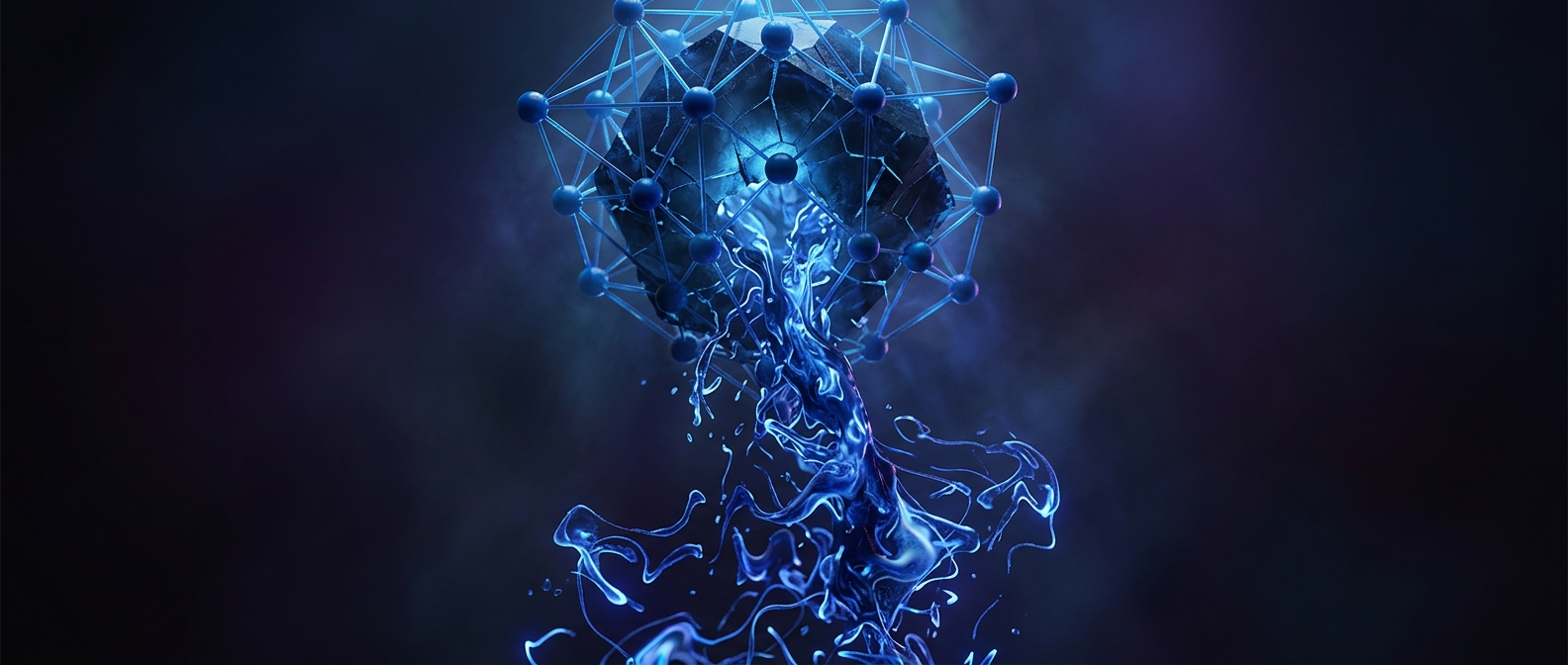 A magnet that stays chaotic even at absolute zero