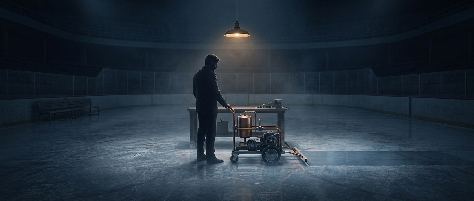 Ice resurfacing machines were invented inside a local rink
