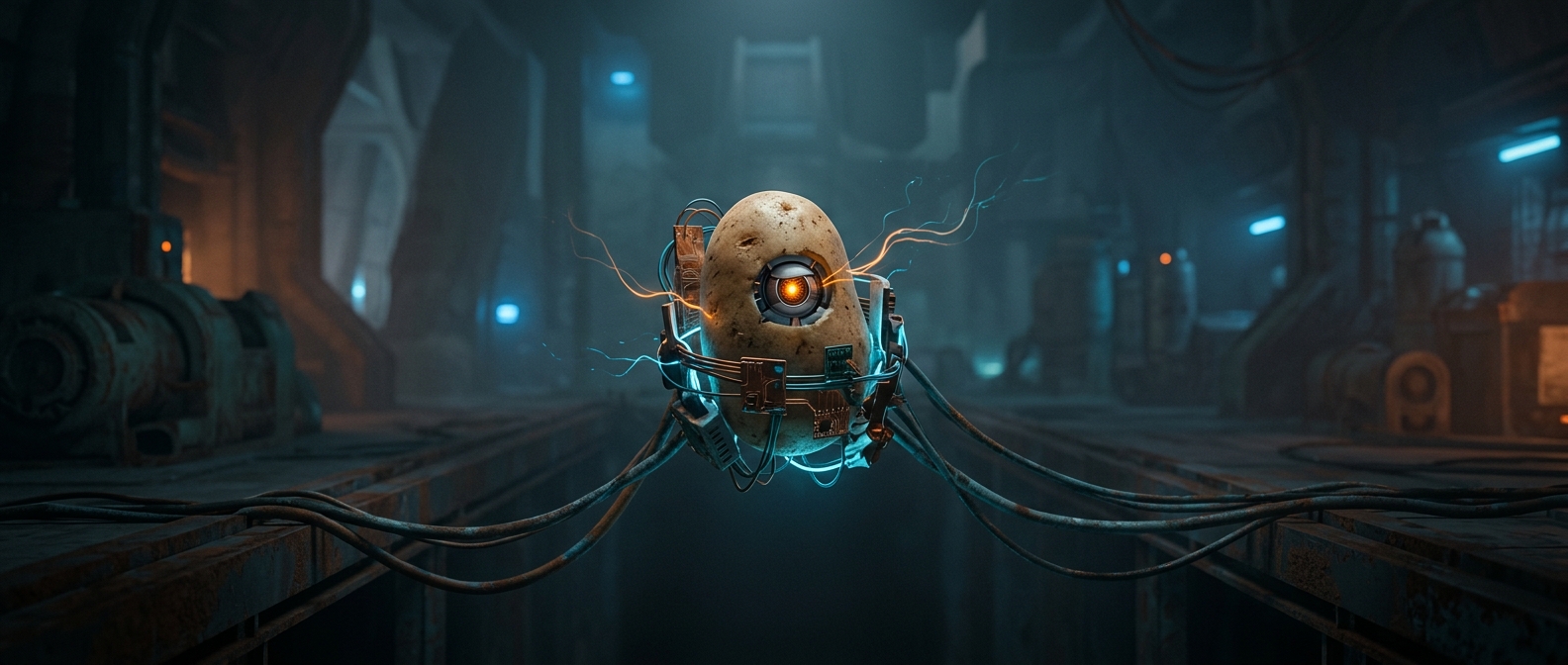 Portal's supercomputer was reduced to a potato