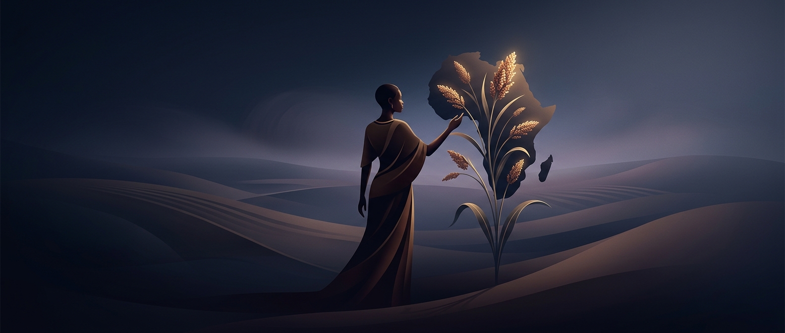 Sorghum was entirely domesticated across Africa