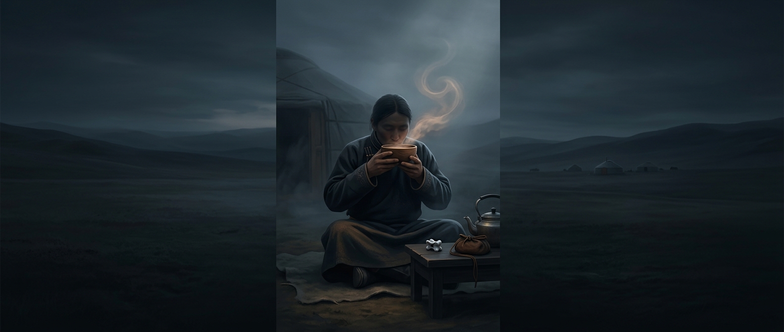 Mongolia's tea is salty, not sweet