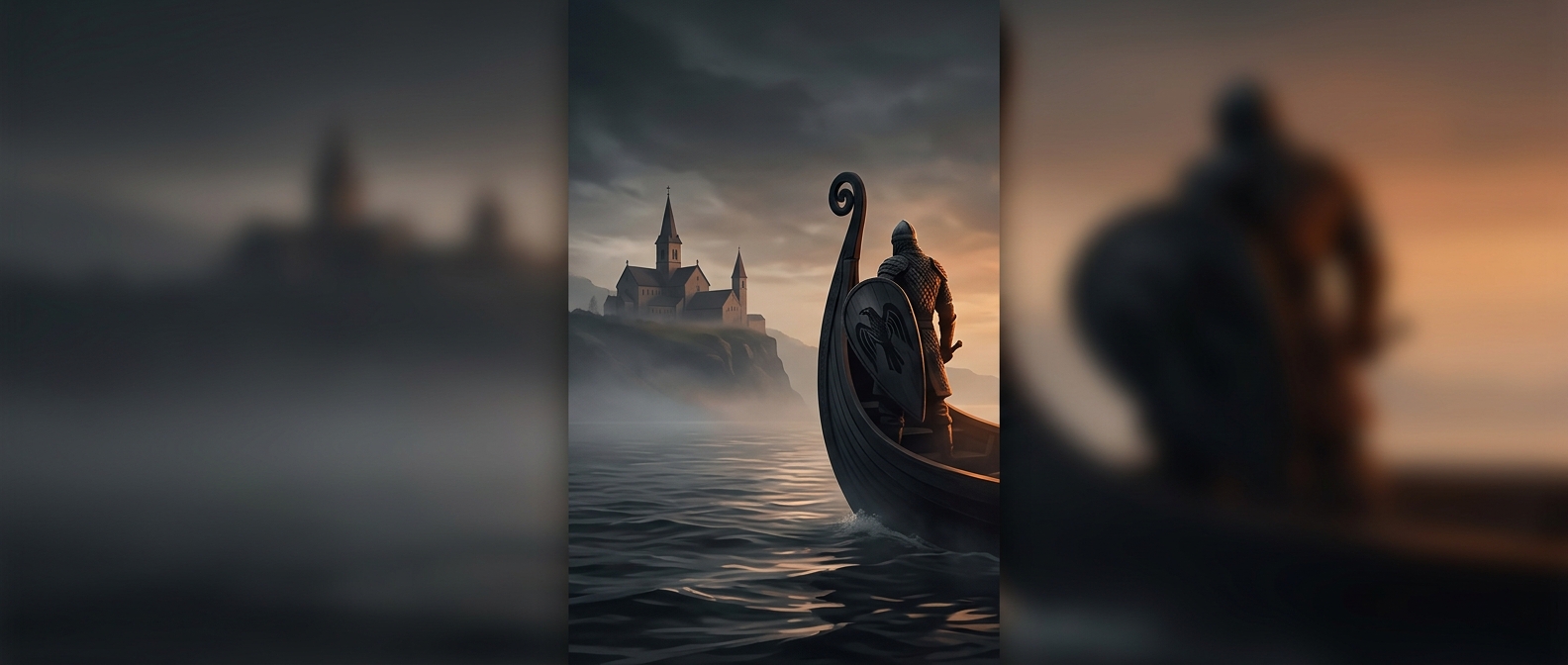 Viking raiders purposefully targeted undefended monasteries