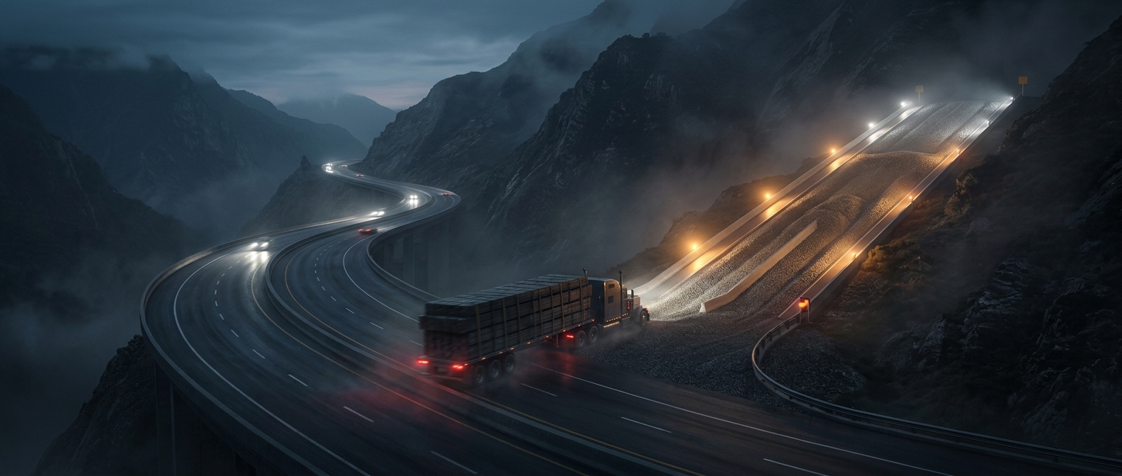 How runaway-truck ramps stop 18-wheelers