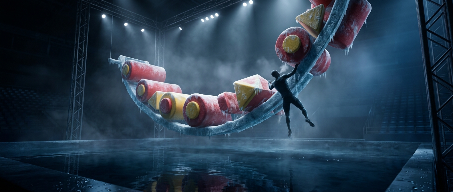 Why Wipeout keeps its water and mud near freezing