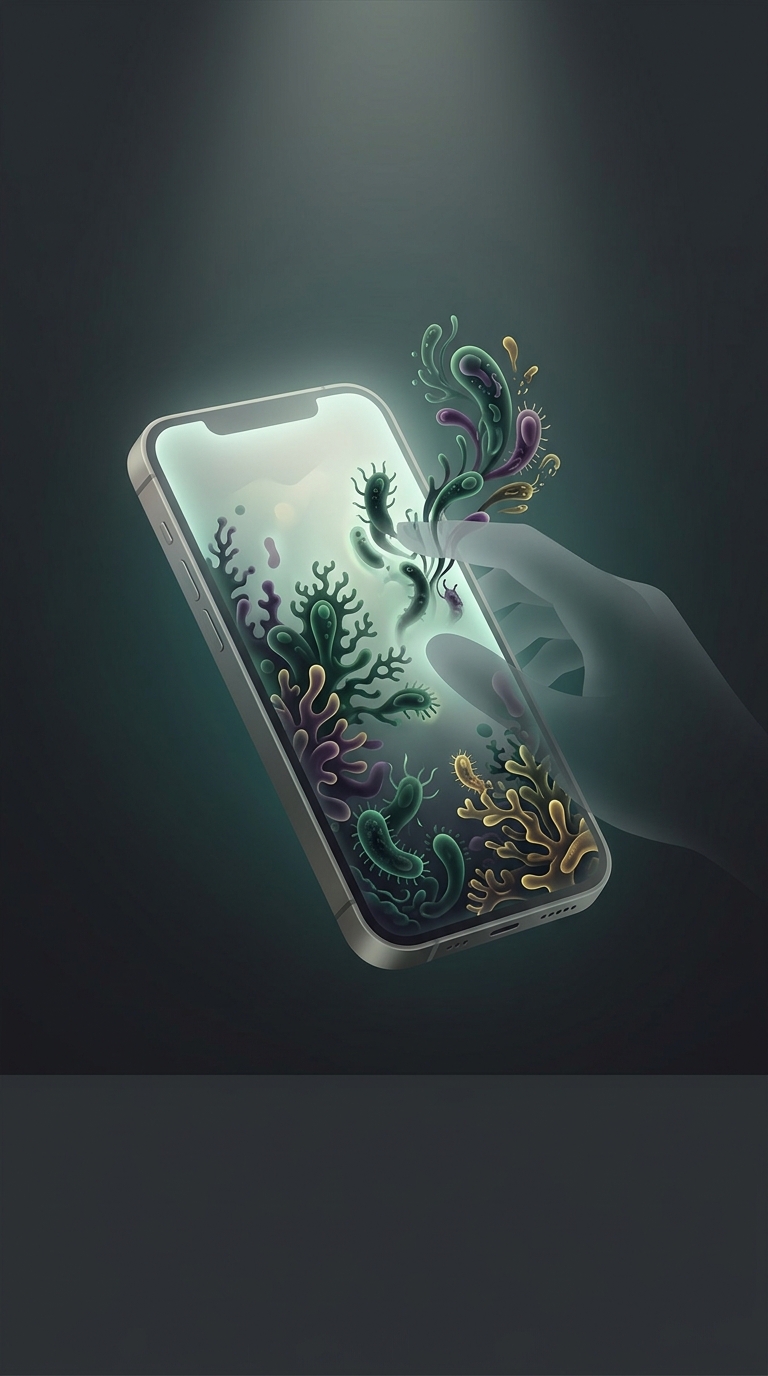 Your smartphone screen is a horrifying biological wasteland, harboring roughly ten times more bacteria than an average public toilet seat; because we drag these warm, glass…