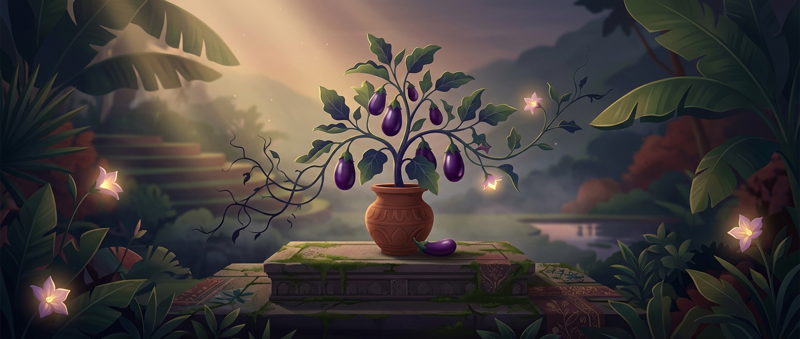 Eggplants were historically domesticated in India