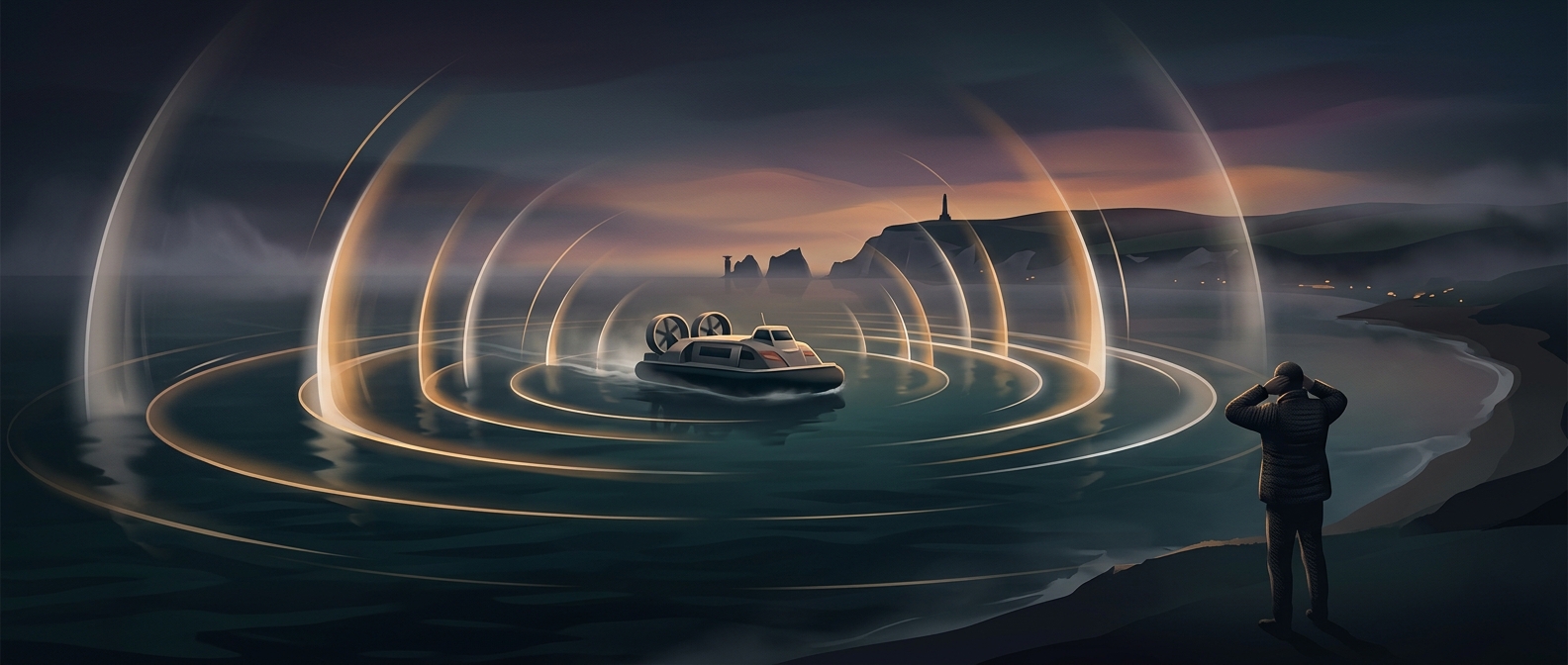 Isle of Wight hovercraft is a loud way to cross the water