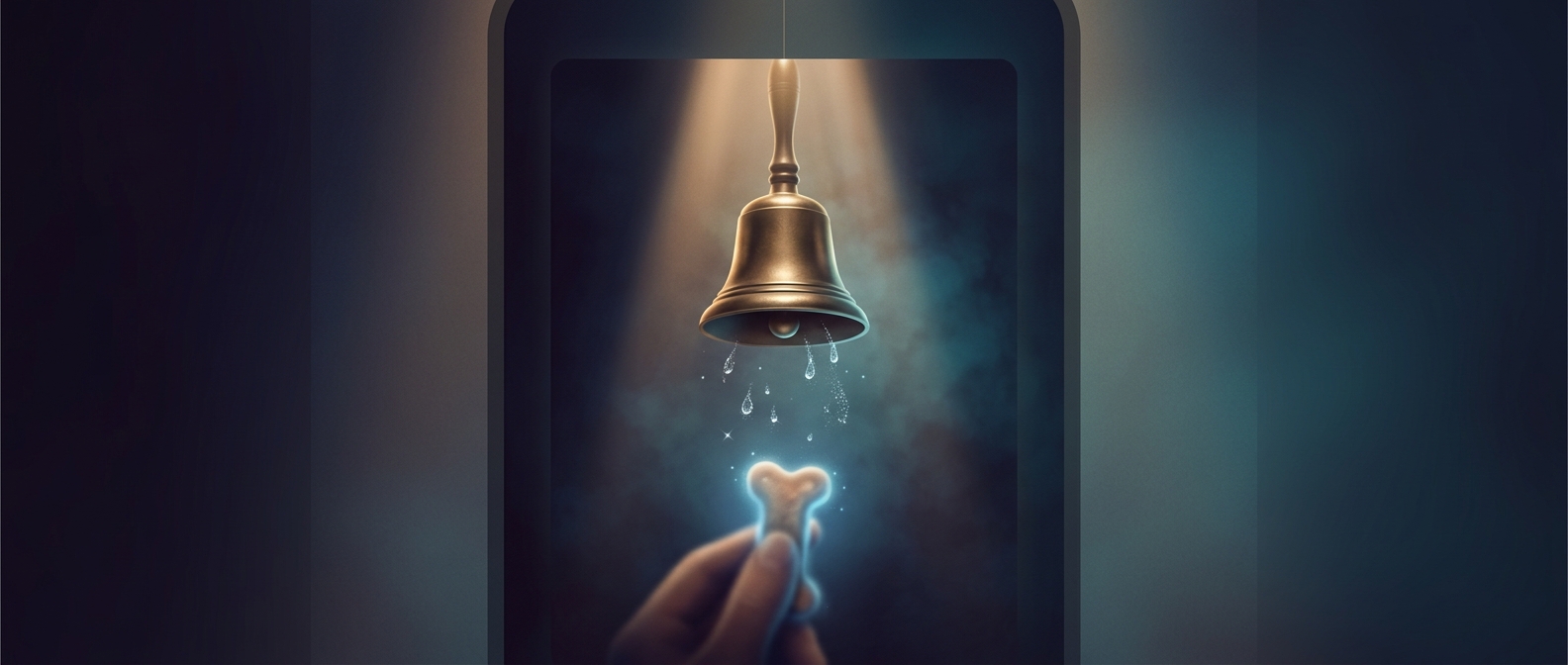 Ringing bells can trigger biological salivation