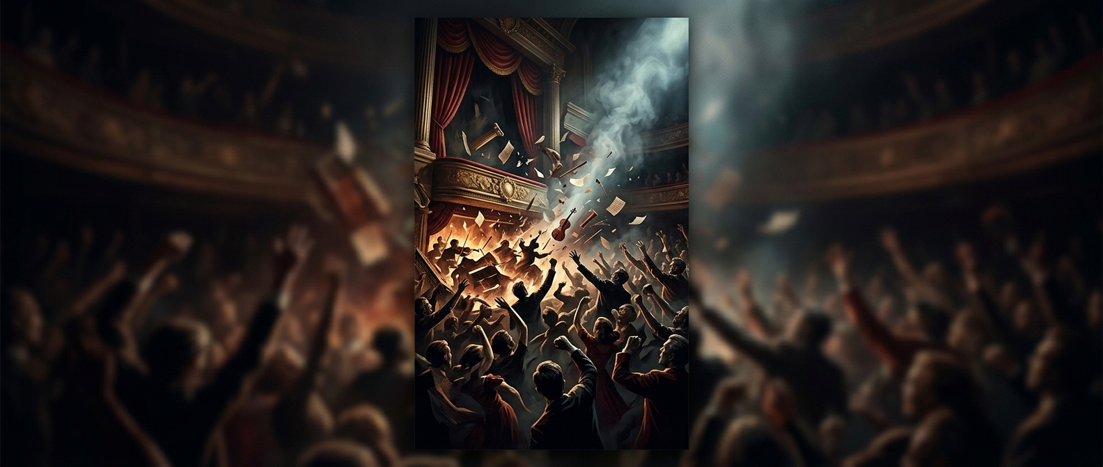 The premiere of The Rite of Spring caused a riot