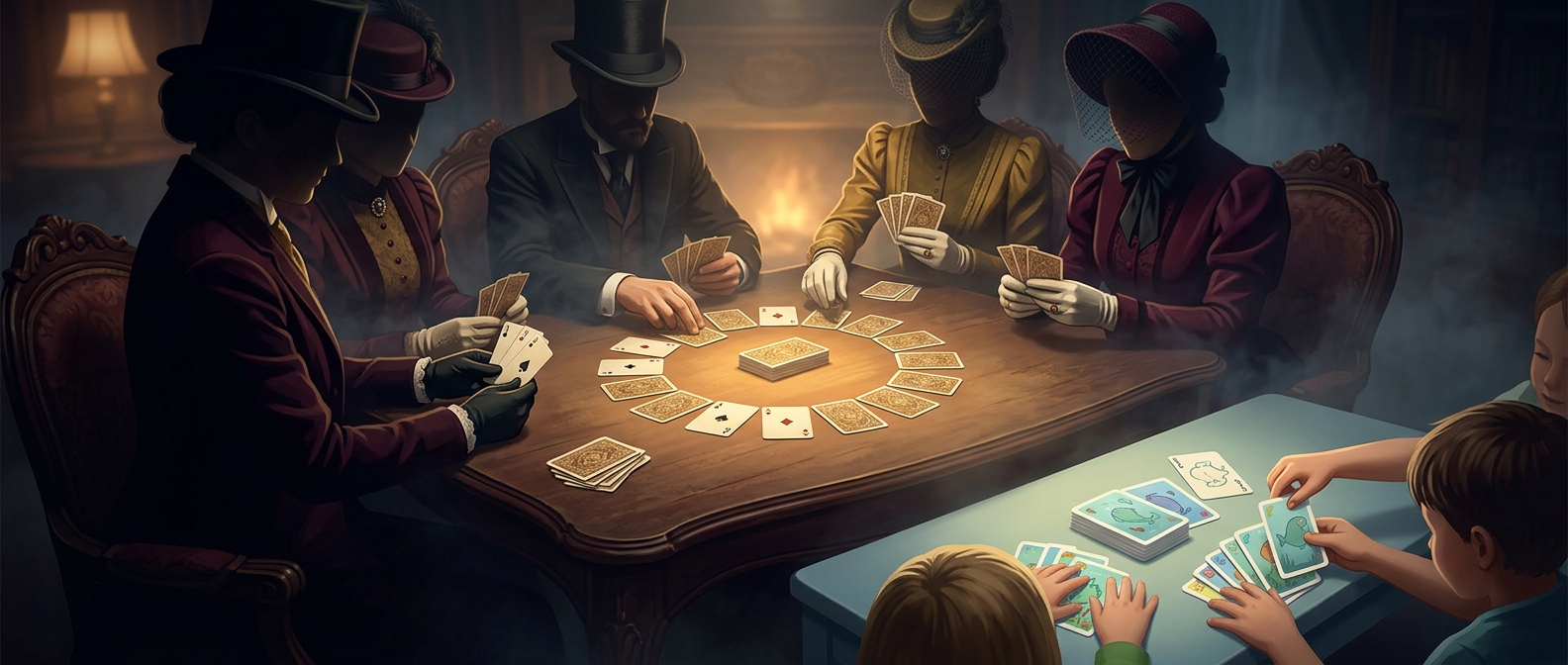 Go Fish was once an adult parlor game