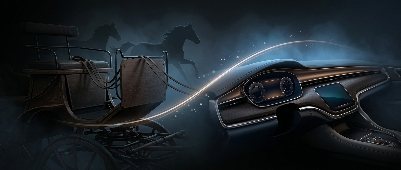 Your car dashboard began as a shield from horse manure