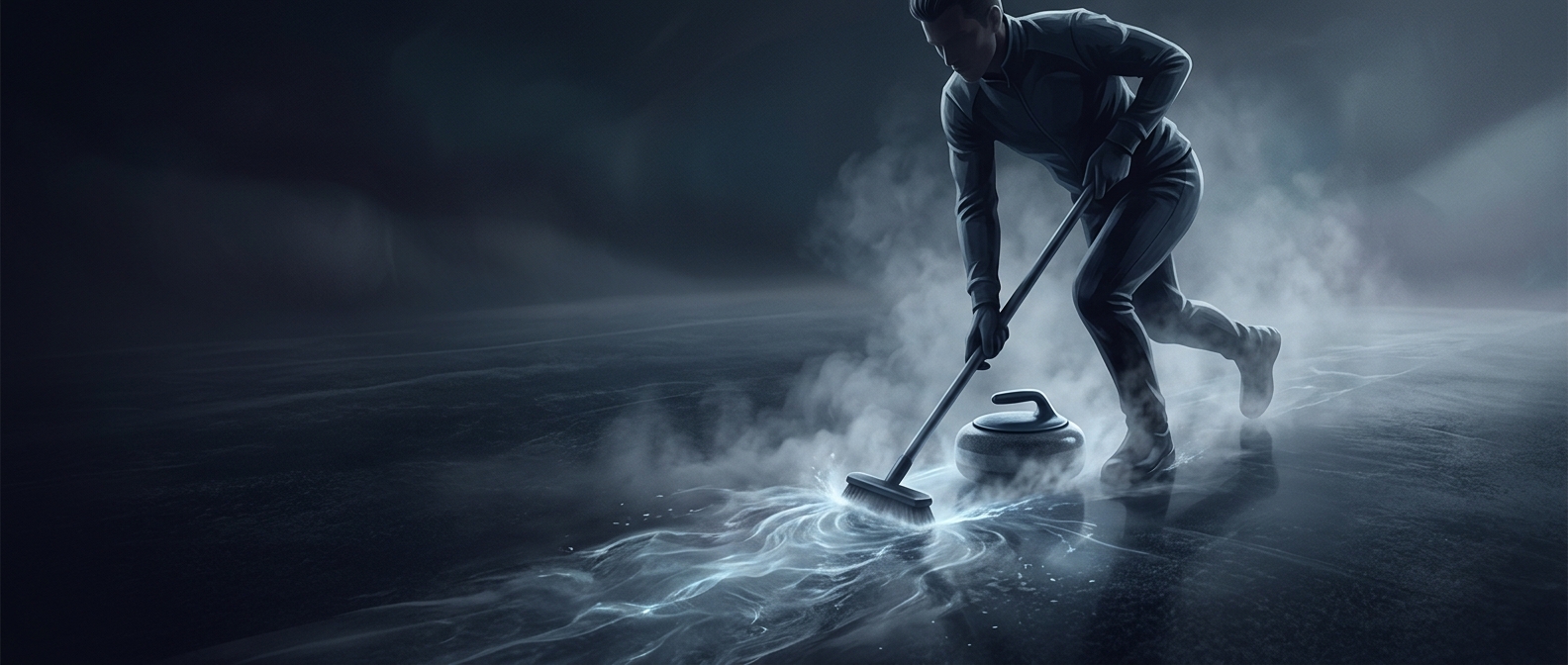 Why curlers sweep the ice
