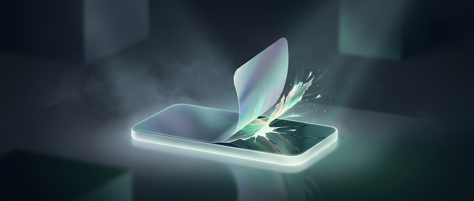 That screen protector might be your actual display