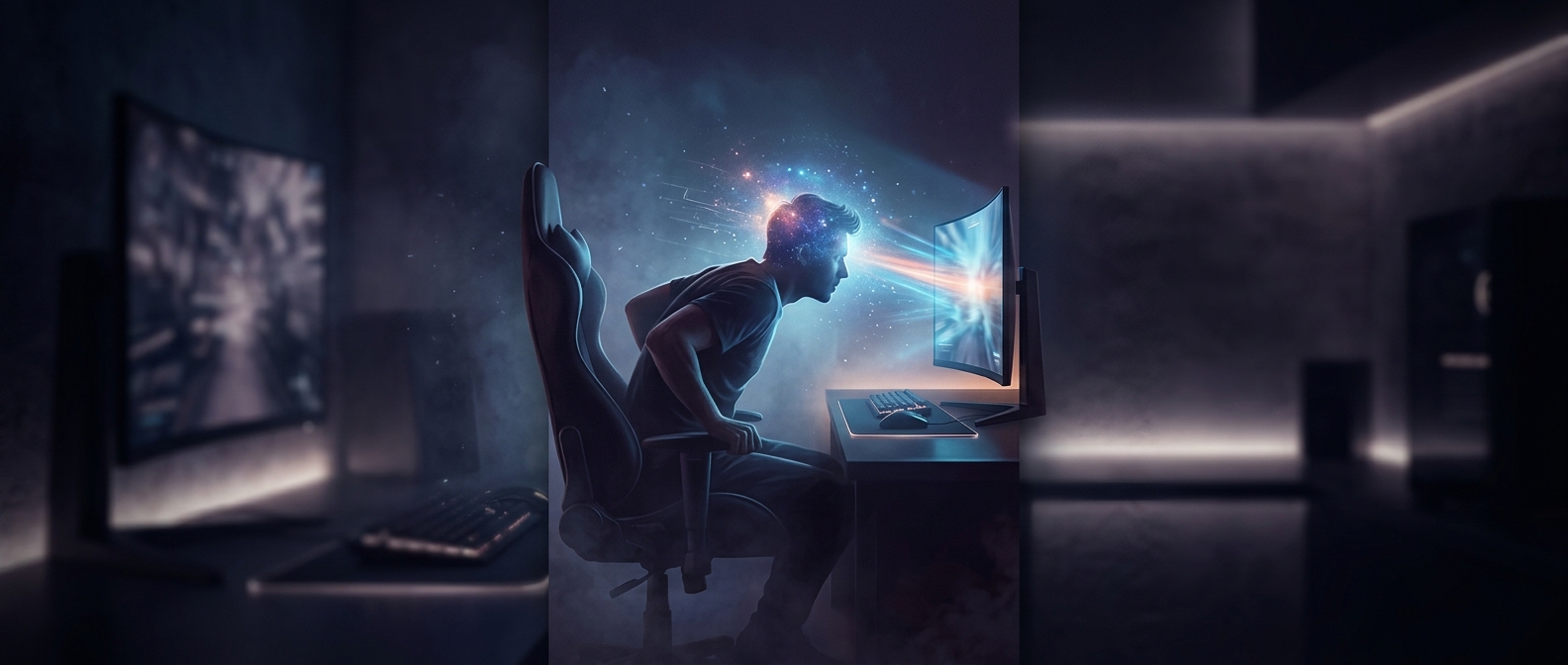 Why gamers lean toward the screen when it matters