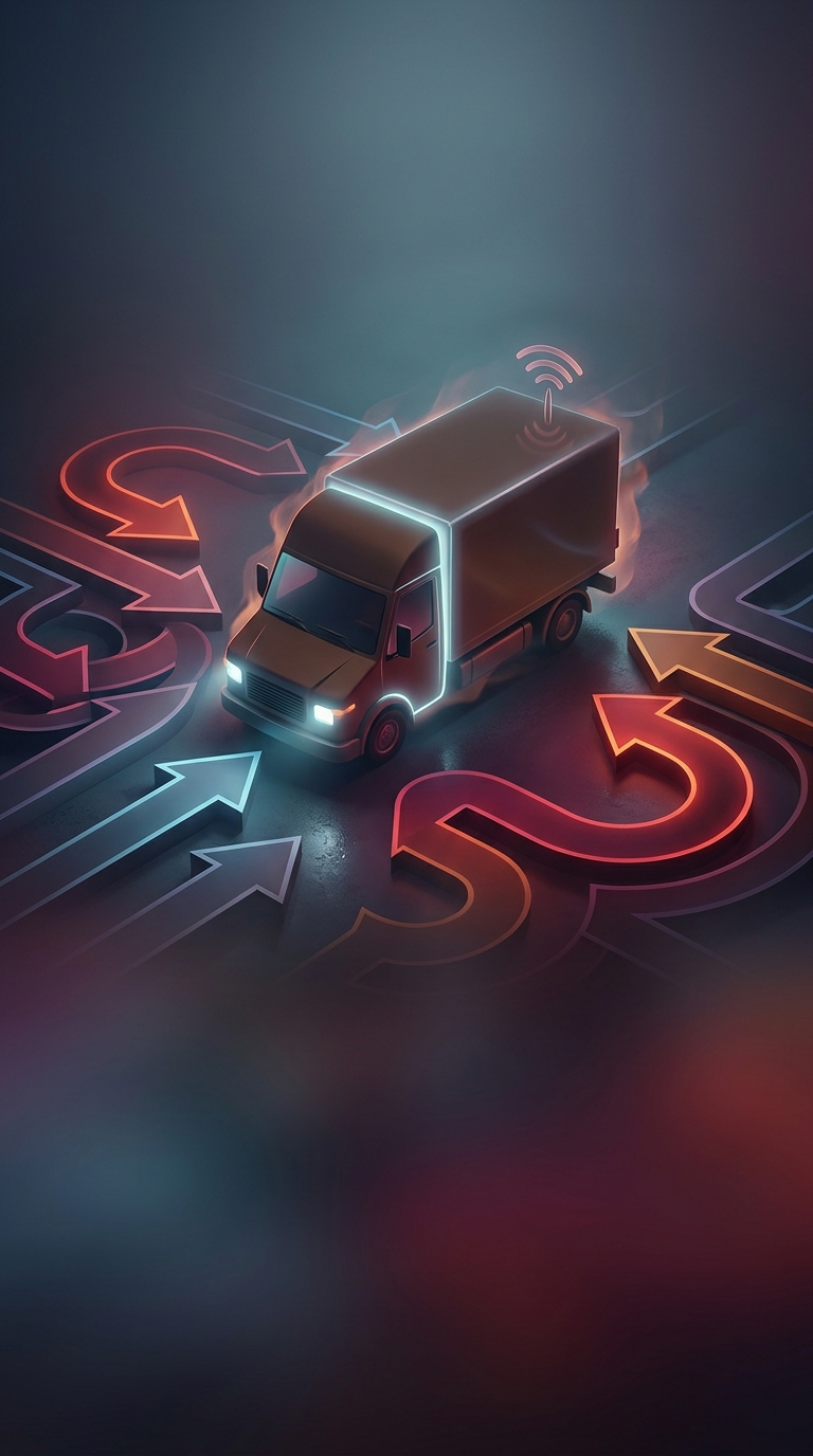 What highly scrutinized driving maneuver do Amazon and UPS drivers try to avoid at all costs?